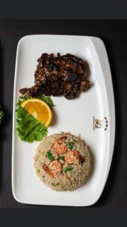 Yangzhou Fried Rice with Grilled Chicken