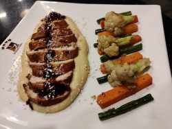 Hobnob Teriyaki Chicken With Garlic Mashed Potato & Vegetables