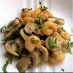 Fried Prawn With Mushroom