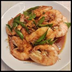 Fried Prawn With Oyster Sauce
