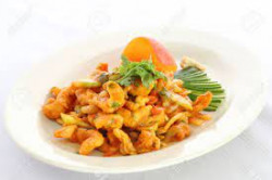 Chicken Prawn Cashew Nut Salad