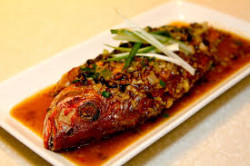 Fried Red Sniper With Hot Garlic Sauce