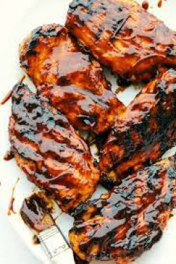 Grill B.B.Q Chicken With Potato Wages